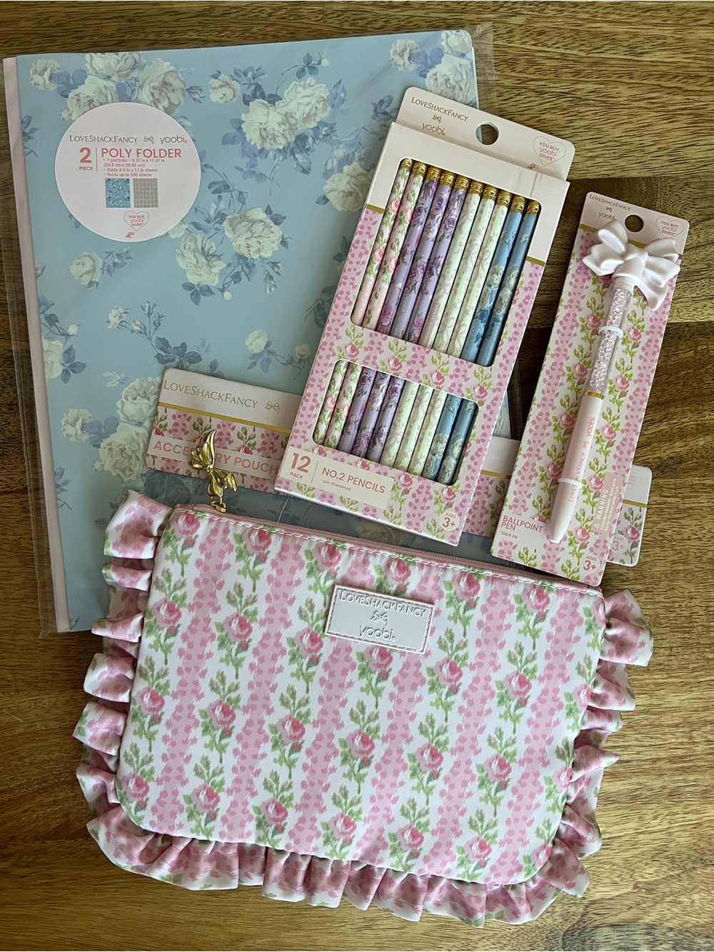 Love Shack Fancy Yoobi Target school supplies set